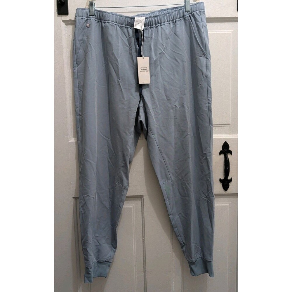 FIGS Tansen Jogger Scrub Pants Ceil Blue Men 2XLR XXL Regular NWT